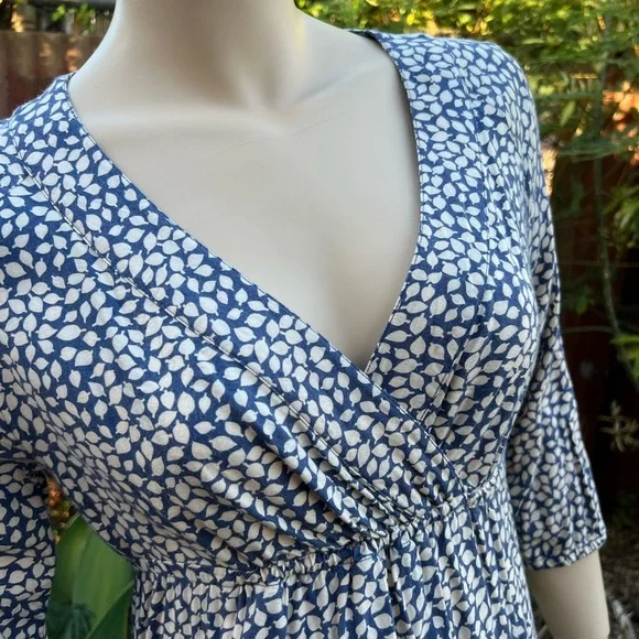 Boden Navy and White Floral Dress - Picture 3 of 11